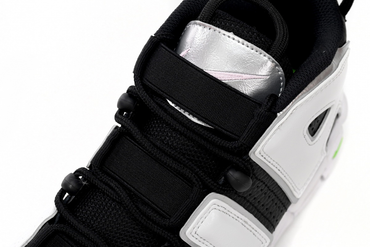 Nike Air More Uptempo Black And White Green Tick DN8008-001