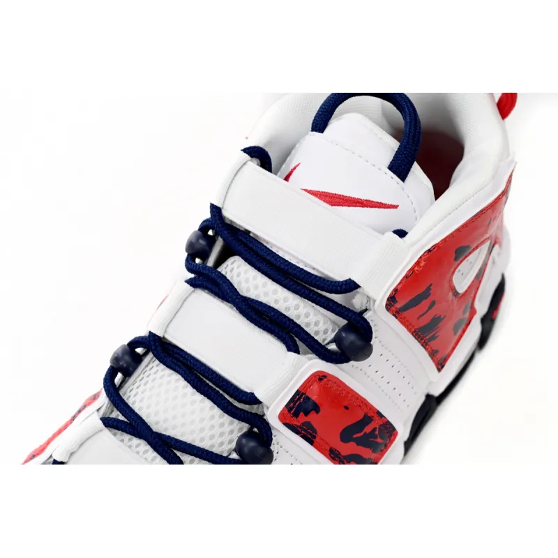 Nike Air More Uptempo White Red CZ7877-100