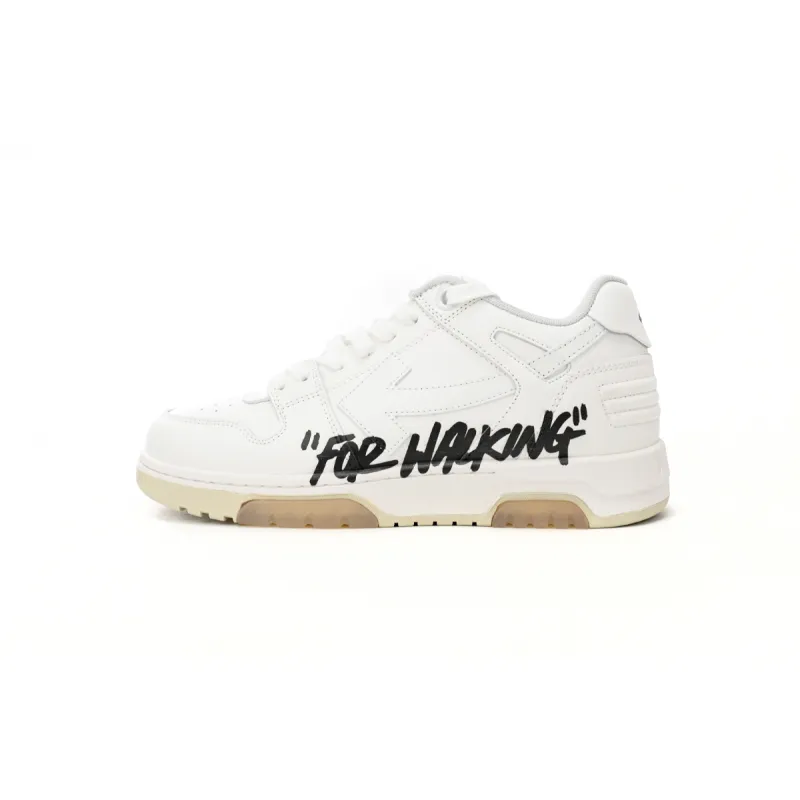 OFF-WHITE Out Of Office OOO Low Tops For Walking White Black OMIA189R2 1LEA00 20101