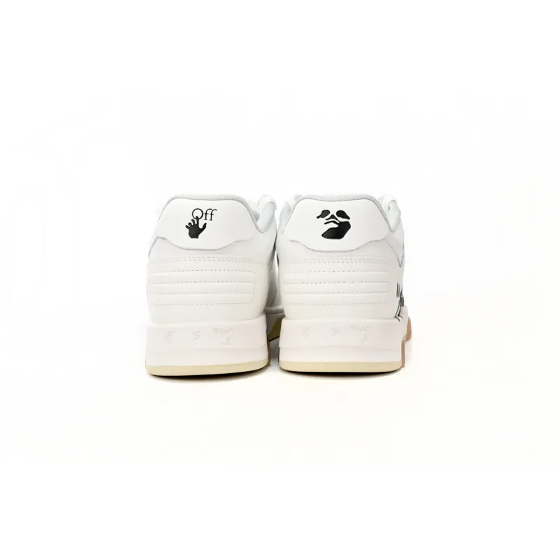 OFF-WHITE Out Of Office OOO Low Tops For Walking White Black OMIA189R2 1LEA00 20101