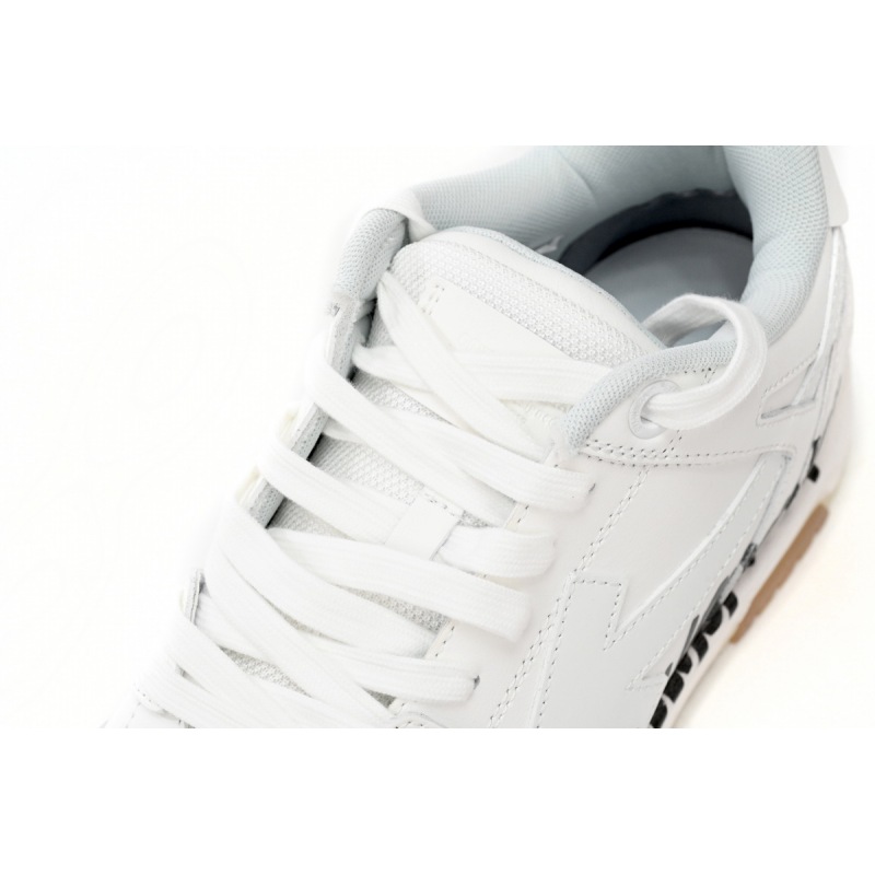 OFF-WHITE Out Of Office OOO Low Tops For Walking White Black OMIA189R2 1LEA00 20101