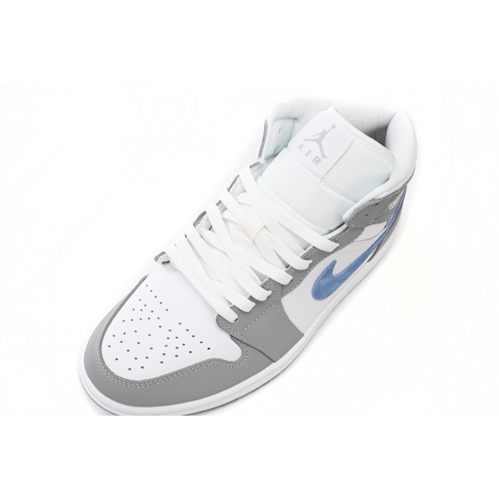 Jordan 1 Mid Wolf Grey Aluminum  BQ6472-105