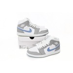 Jordan 1 Mid Wolf Grey Aluminum  BQ6472-105