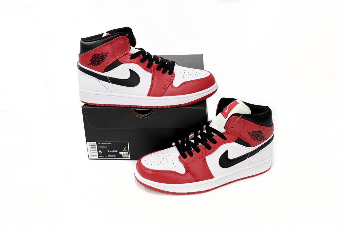 Jordan 1 Mid Chicago (2020) (GS) 554725-173