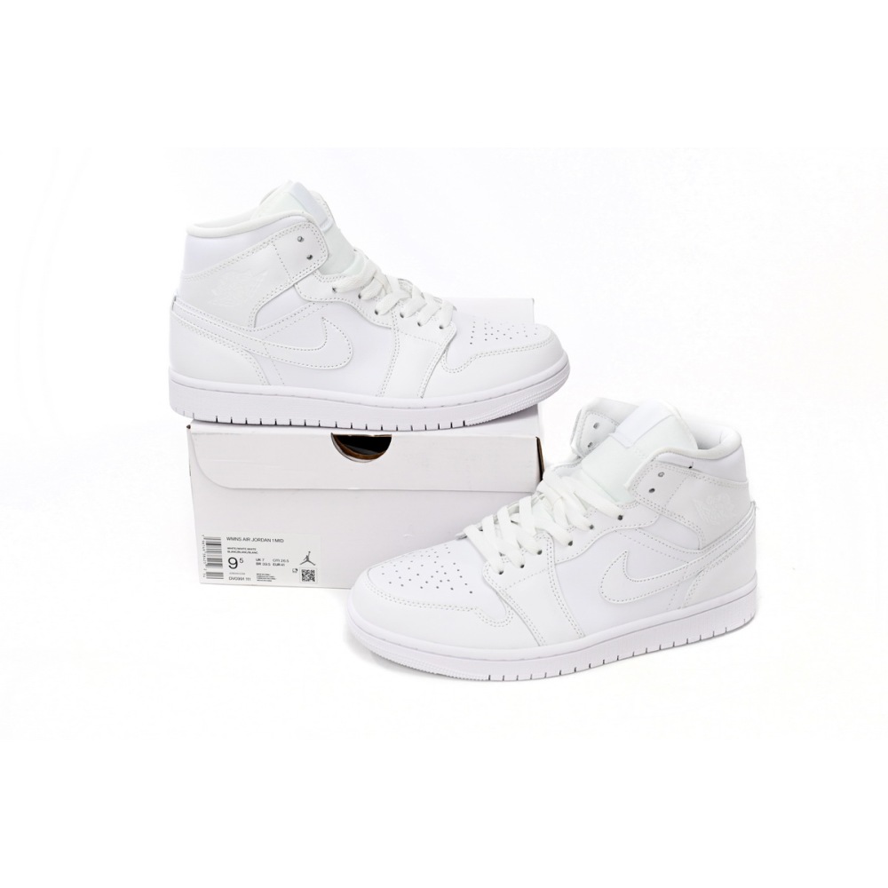 Air Jordan Mid Triple White (2022) DV0991-111