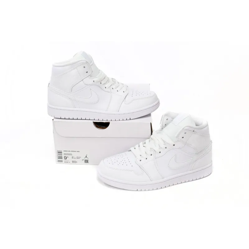 Air Jordan Mid Triple White (2022) DV0991-111