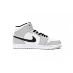 Jordan 1 Mid Light Smoke Grey 554724-092