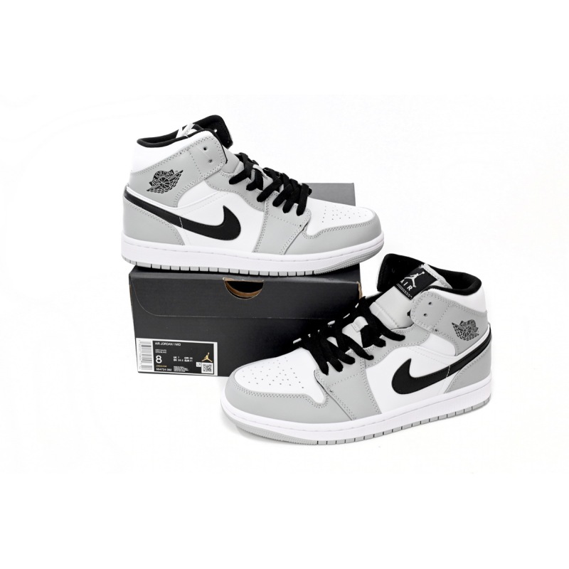 Jordan 1 Mid Light Smoke Grey 554724-092