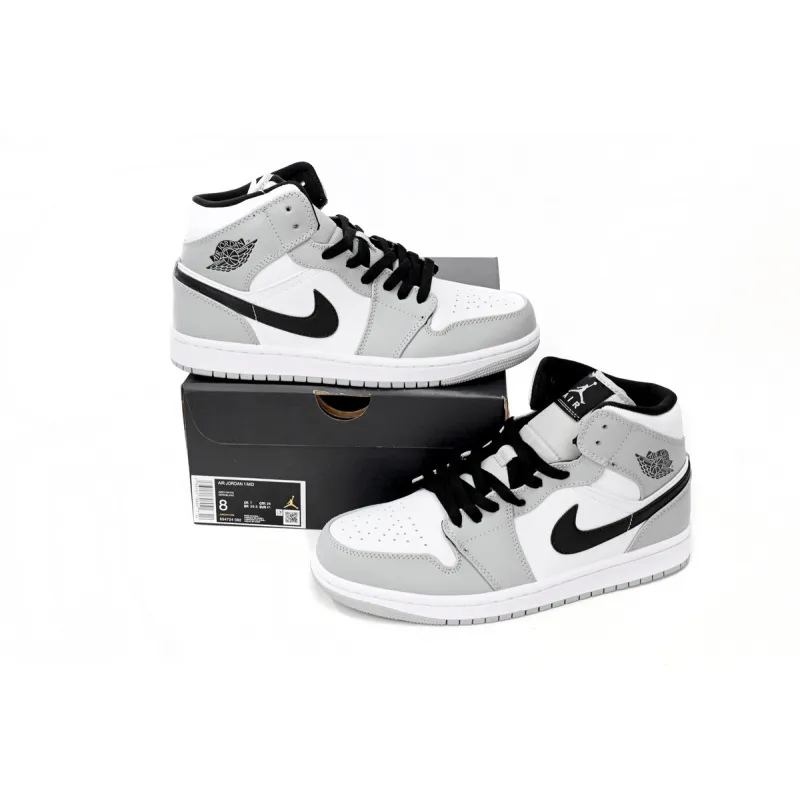 Jordan 1 Mid Light Smoke Grey 554724-092