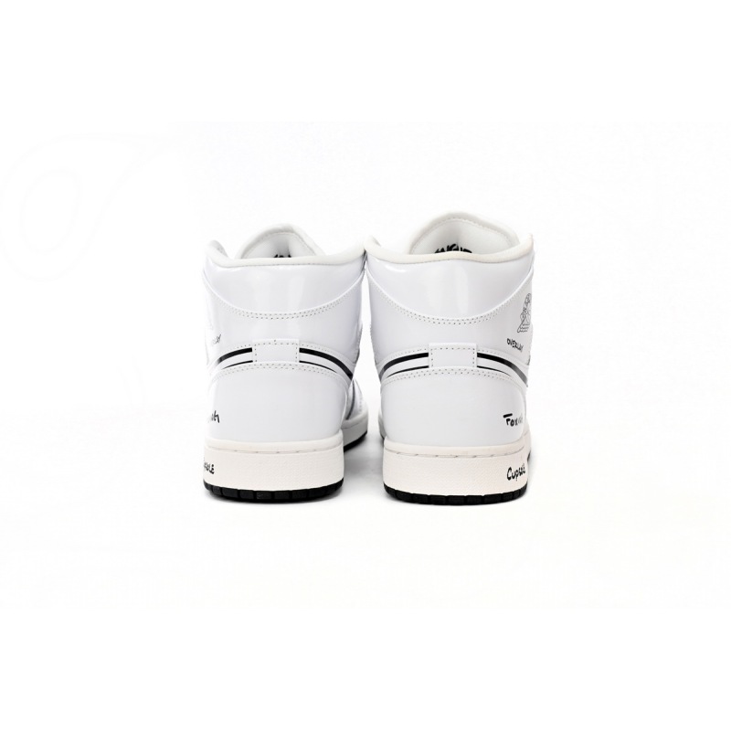 Jordan 1 Mid Schematic (GS) DQ1864-100