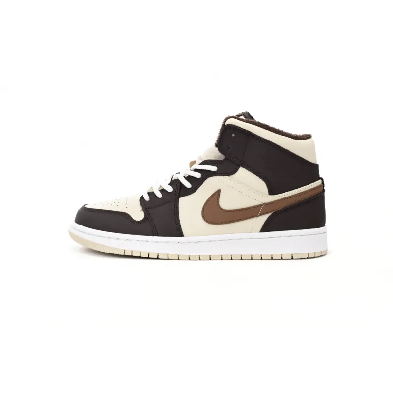 Jordan 1 Mid SE Brown Basalt Oatmeal DO6699-200