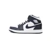 Jordan 1 Mid White Metallic Gold Obsidian (GS) 554725-174