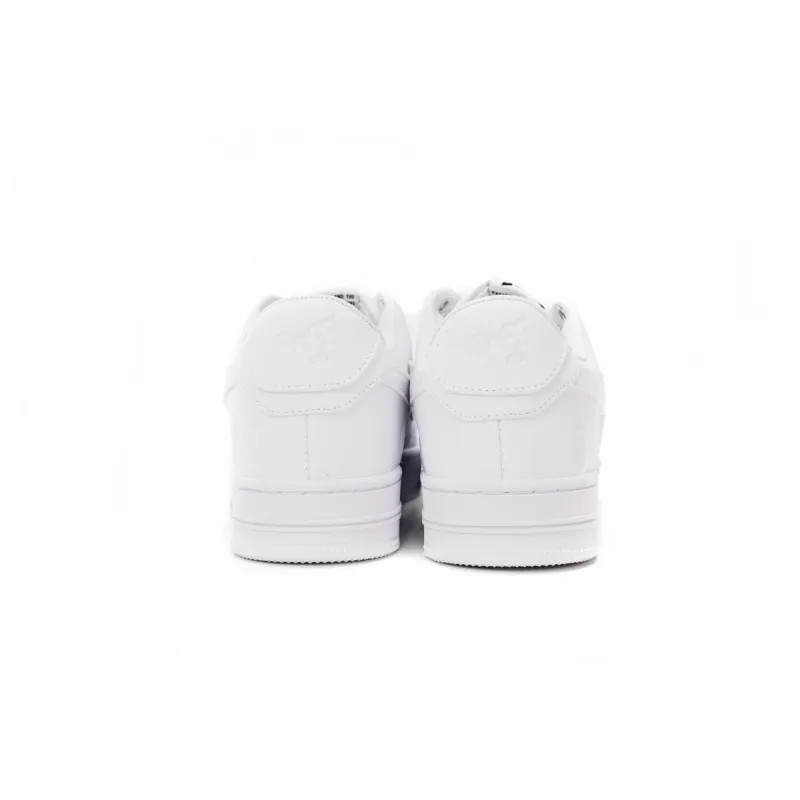 A Bathing Ape Bape Sta Low M2 White Leather (2020) 1J30-191-031