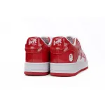 A Bathing Ape Bape Sta Patent Leather White Red (2023) 1I70-291-021