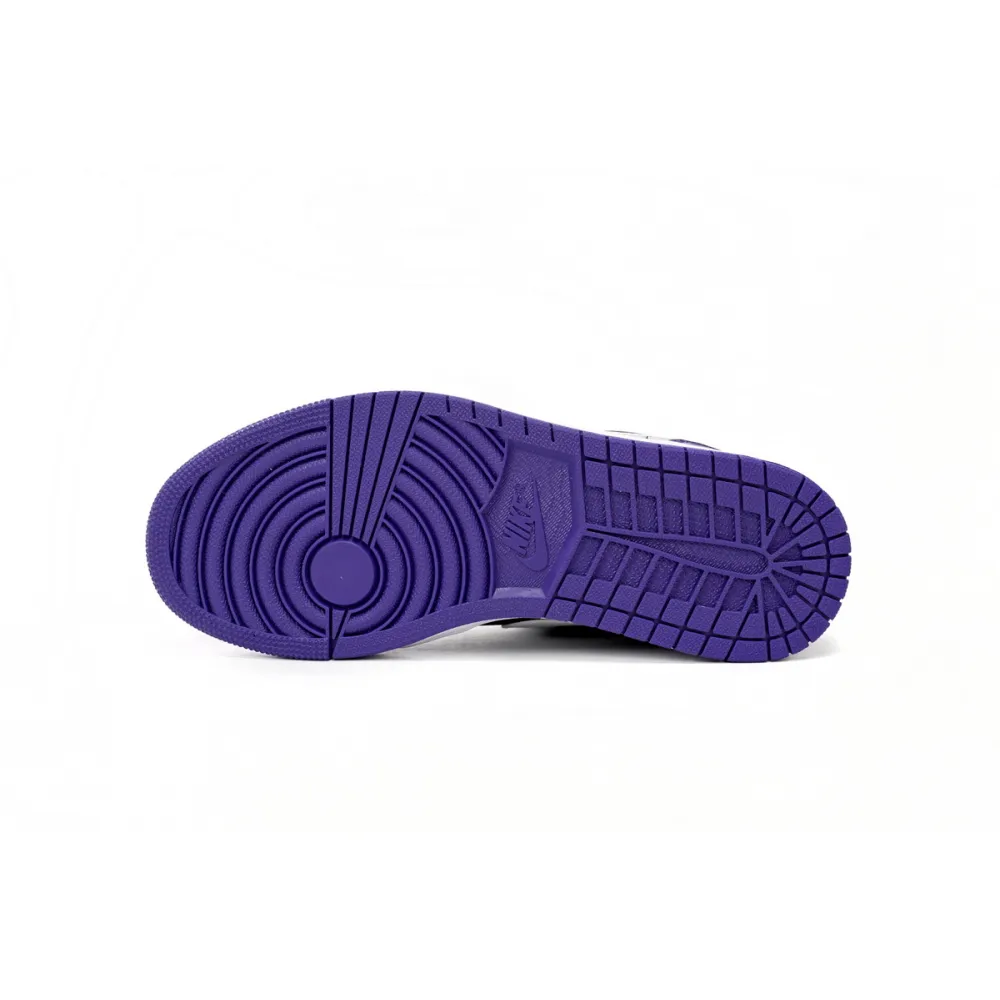 Jordan 1 LowCourt Purple Black 553558-501