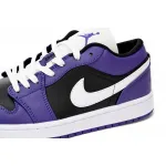 Jordan 1 LowCourt Purple Black 553558-501