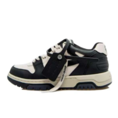 OFF-WHITE Out Of Office Black Beige White OWIA25 9S21LEA00 16110 01