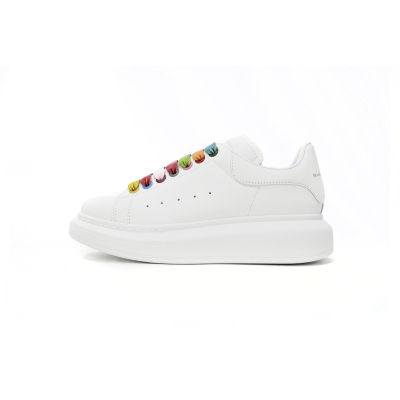 Alexander McQueen Oversized White Rainbow 553770 01