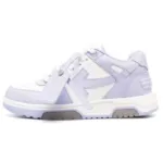OFF-WHITE Out Of Office Calf Leather White Lilac OWIA259 F22LEA001 0136