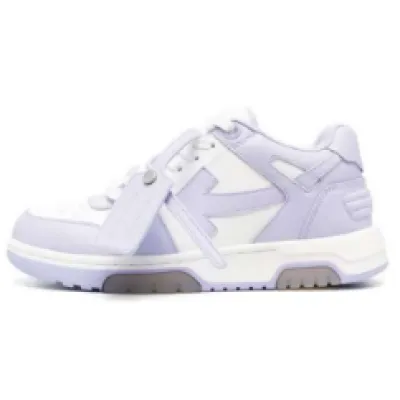 OFF-WHITE Out Of Office Calf Leather White Lilac OWIA259 F22LEA001 0136 01
