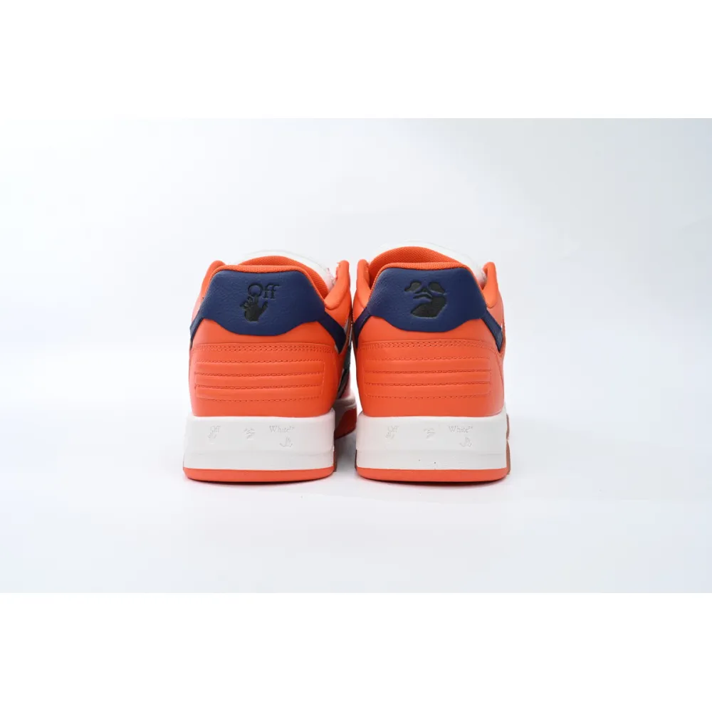OFF-WHITE Out Of Office OOO Low Tops White Orange Blue OIMA18 9F21LEA00 22045