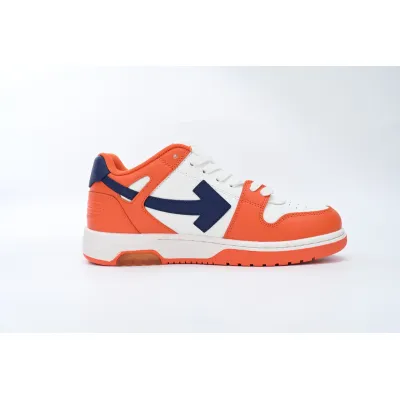 OFF-WHITE Out Of Office OOO Low Tops White Orange Blue OIMA18 9F21LEA00 22045 02