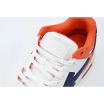 OFF-WHITE Out Of Office OOO Low Tops White Orange Blue OIMA18 9F21LEA00 22045