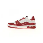 Louis Vuitton Trainer#54 Signature Red White 1AANFH