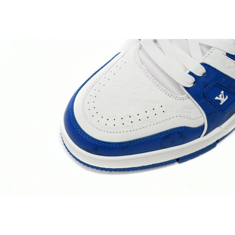 Louis Vuitton Trainer #54 Signature Blue White 1AANEV