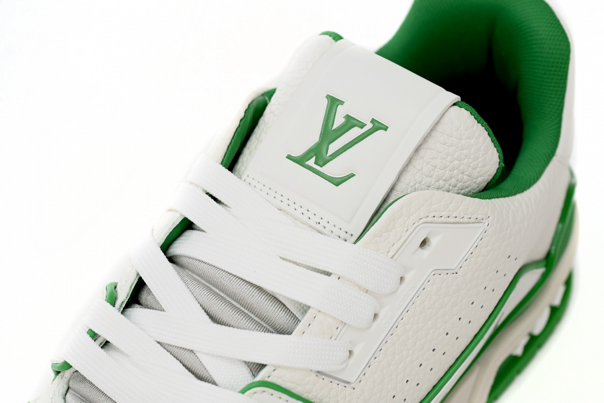 Louis Vuitton Trainer #54 Signature White Green Men's - 1ABNIS - US