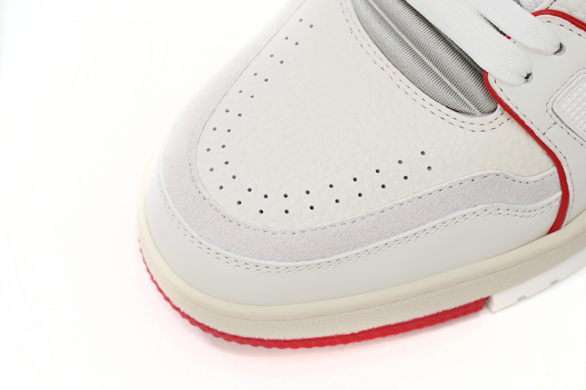 Buy Louis Vuitton Trainer Low 'White Red' - 1A8SKD