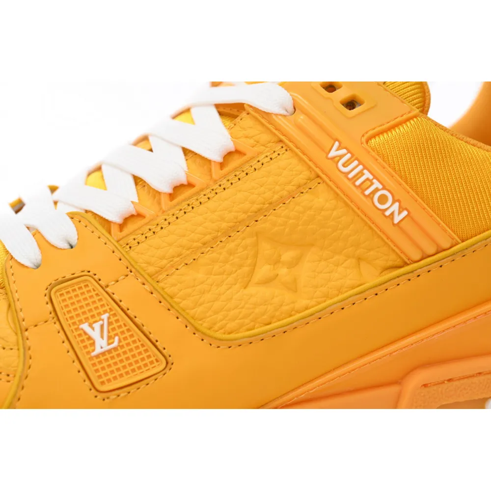 Louis Vuitton Trainer Yellow Embossed Monogram 1AARG0