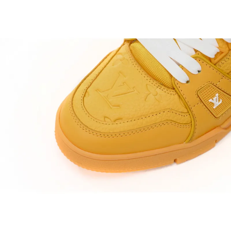 Louis Vuitton Trainer Yellow Embossed Monogram 1AARG0