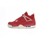 Air Jordan 4 Retro Wine red ink splashing 904282