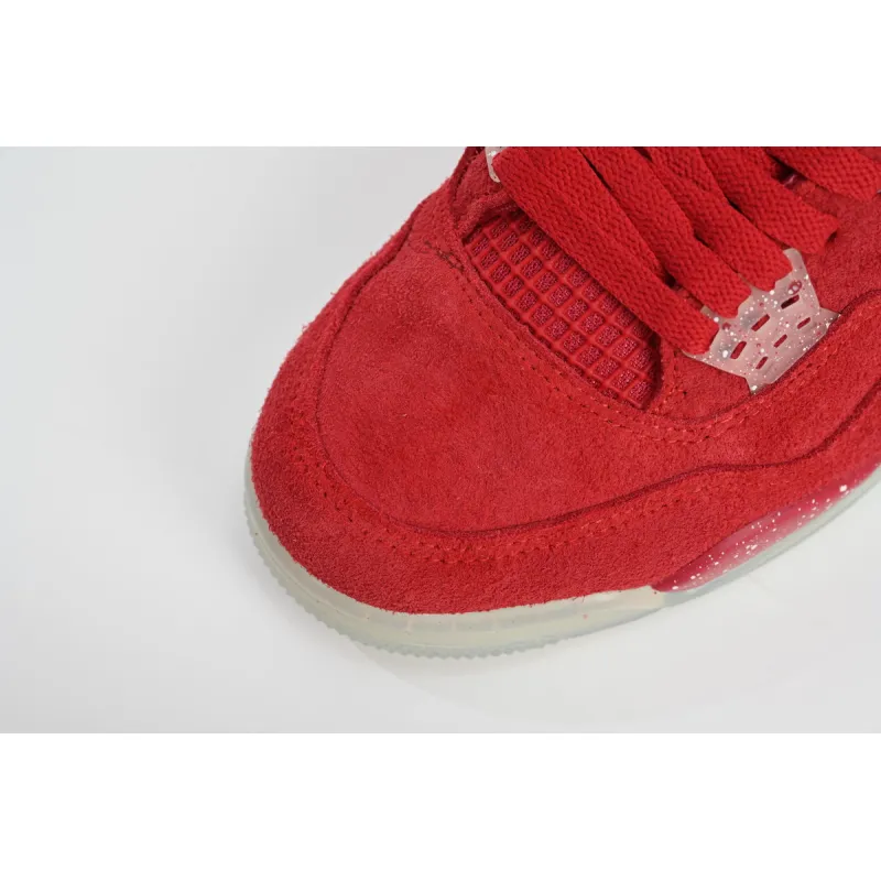 Air Jordan 4 Retro Wine red ink splashing 904282
