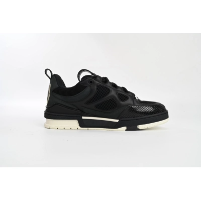 Louis Vuitton Leather lace up Fashionable Board Shoes Black 51BCOLRB 02