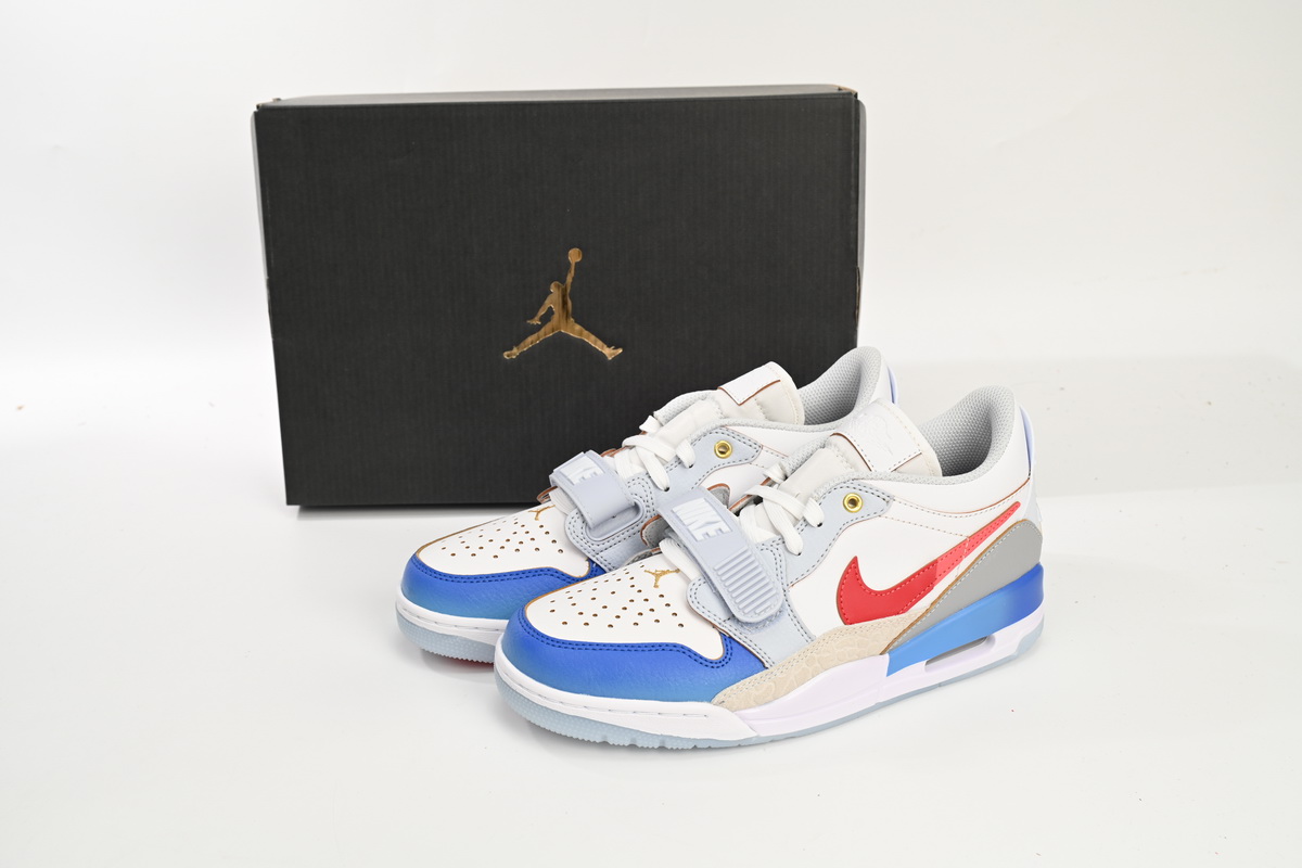 Jordan Legacy 312 Low White Game Royal University Red FN8902-161
