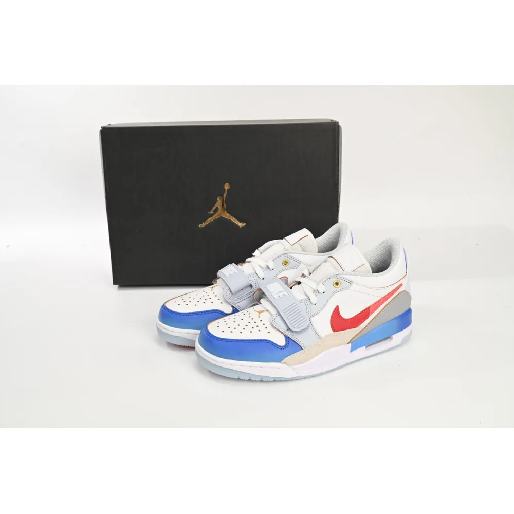 Jordan Legacy 312 Low White Game Royal University Red FN8902-161