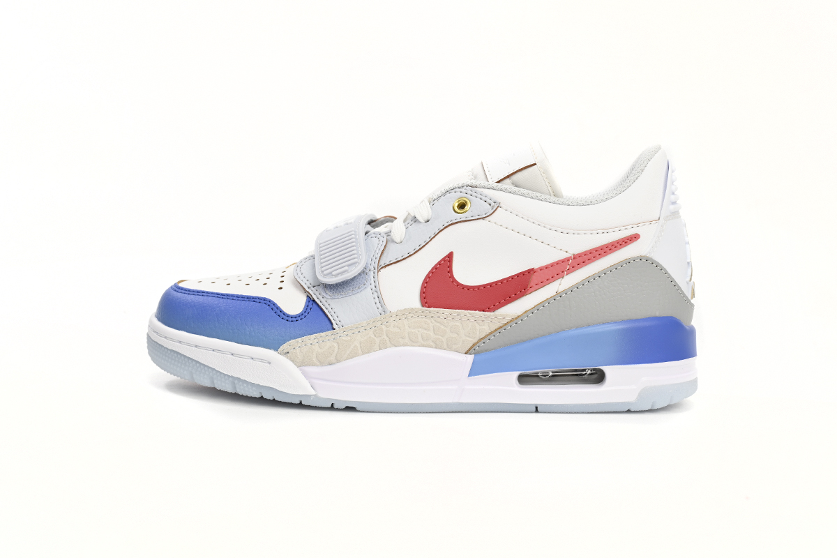 Jordan Legacy 312 Low White Game Royal University Red FN8902-161