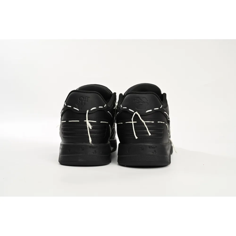 OFF-WHITE Out Of Office OOO Low Tops Black White Line OMIA189S 23LEA014 1010