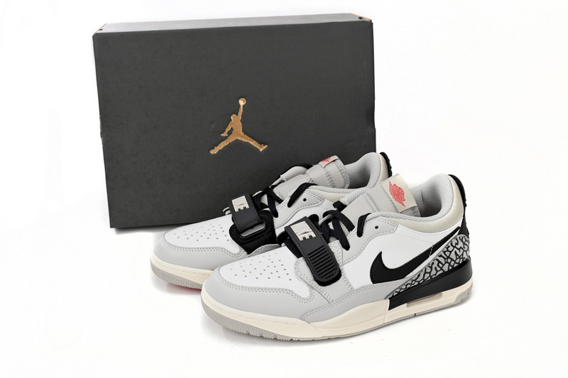 Jordan Legacy 312 Low Tech Grey Fire Red Black CD7069-101