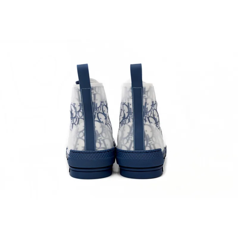 Dior B23 High Top Blue Oblique 3SH118YNT_H565