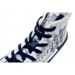 Dior B23 High Top Blue Oblique 3SH118YNT_H565