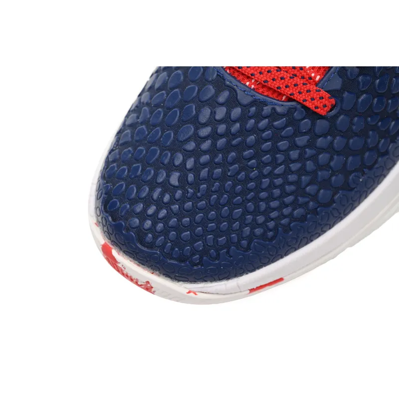 Nike Kobe 6 Protro White Blue Red 436311-003