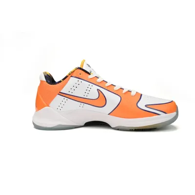  Nike Kobe 5 BruceLee White Orange CD4991-106 02