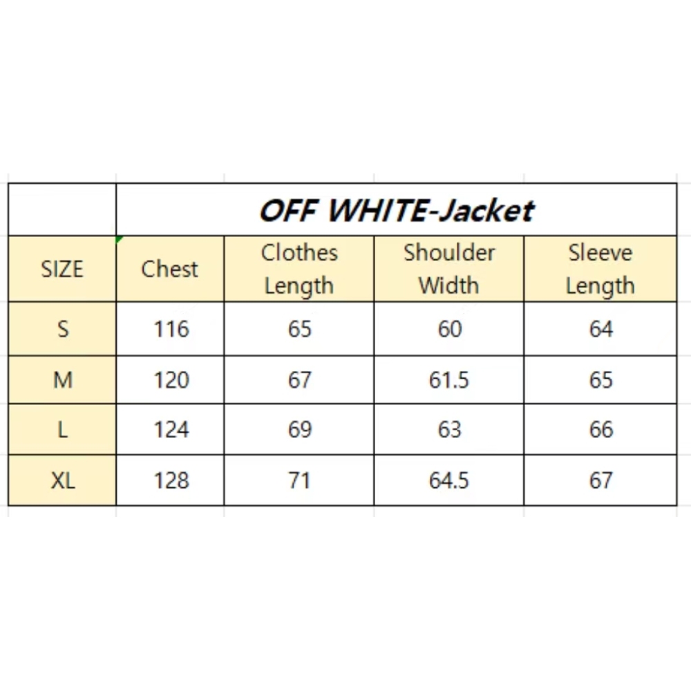 OFF WHITE Jacket S008