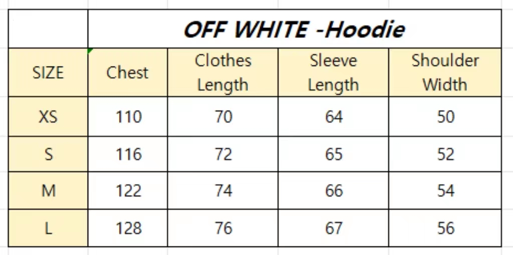 OFF WHITE Hoodie 3025