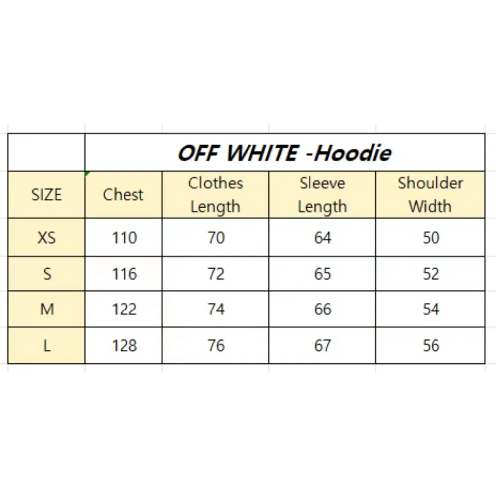 OFF WHITE Hoodie 3026