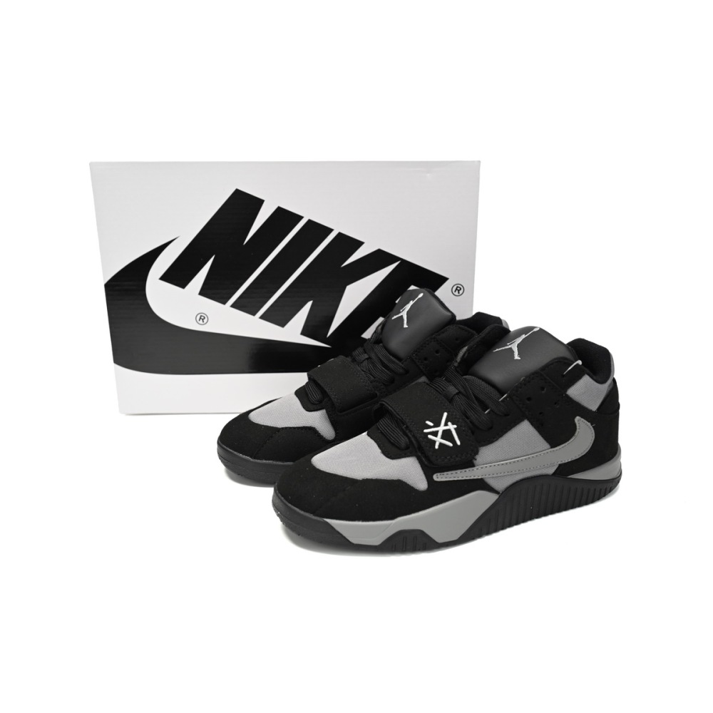 Travis Scott x Jordan Cut The Check Nice Kicks Black Charcoal FZ8117-481