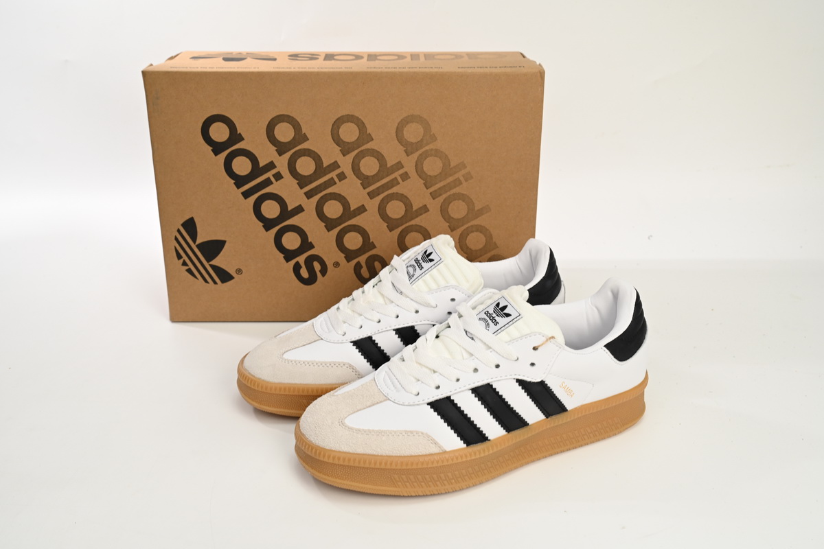 Ad*s samba xlg white black gum ie1377